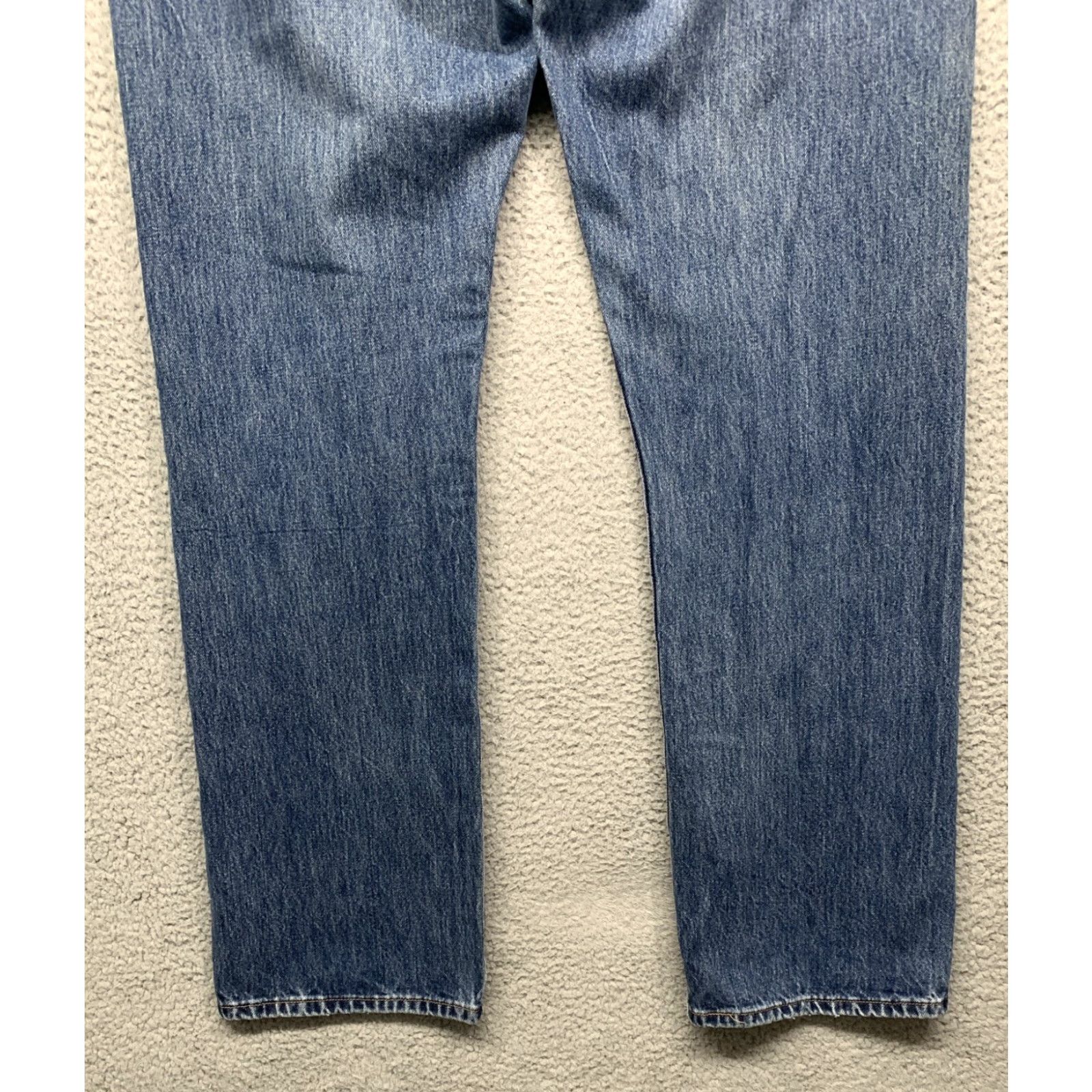 Levi's Levi’s Levi 501 Jeans Men’s 40X33 Blue Dark Wash Button Fly Straight Leg Jeans Mens 40x33 Light? Size US 40 / EU 56 - 6 Thumbnail