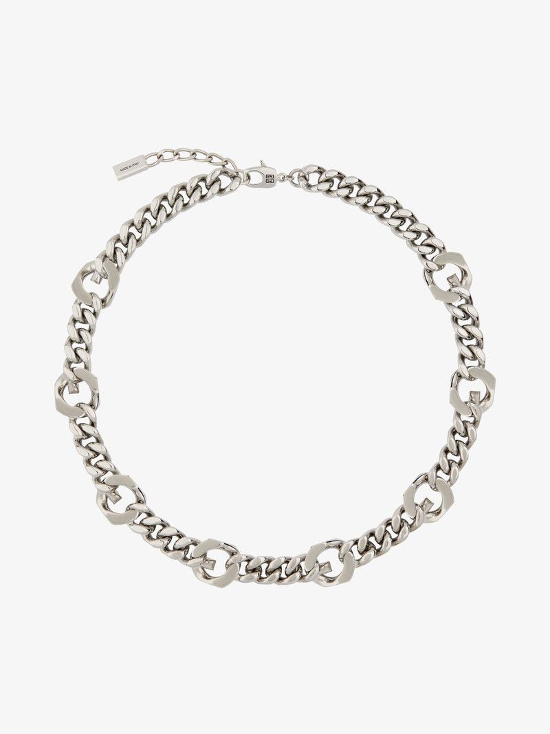Givenchy o1n1vont0326 Size:OS/G Chain Necklace in Silver Size ONE SIZE - 2 Thumbnail