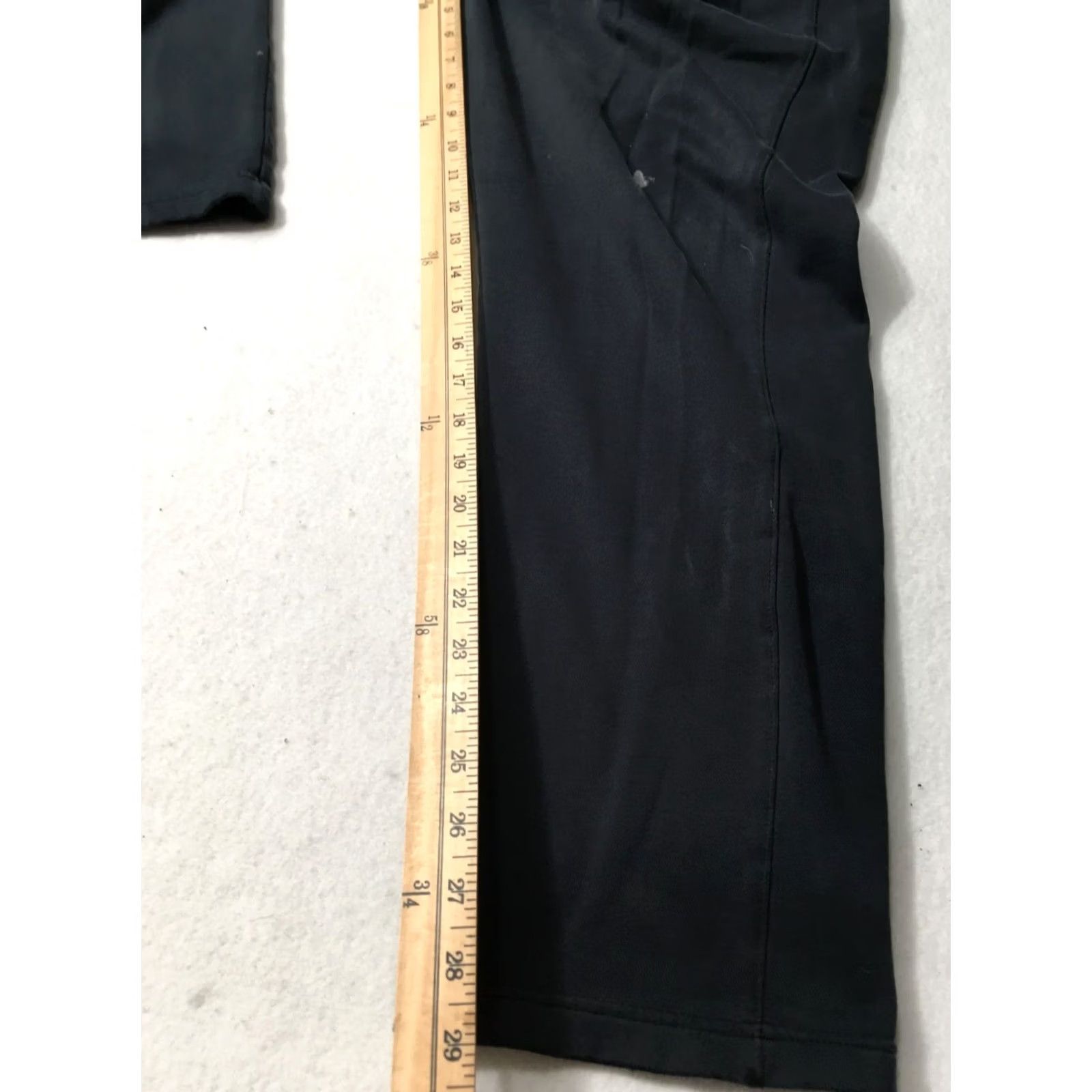 Adidas Adidas Pants Black Adults Large Classic Sweatpants Fleece Cotton 30” Regular Waist Drawstring Vintage Men Size US 33 - 7 Thumbnail