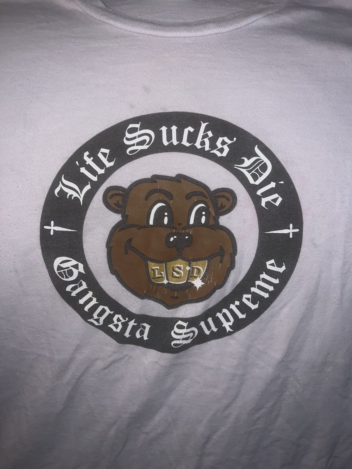 Supreme Supreme Life Sucks Die Tee Size US XL / EU 56 / 4 - 2 Thumbnail