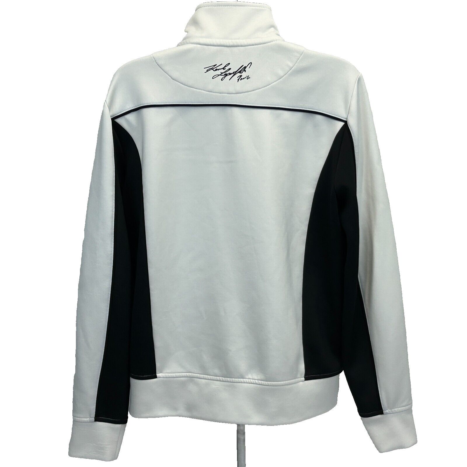 Karl Lagerfeld Karl Lagerfeld Colorblock Funnel Neck Jacket Womens Small Size S / US 4 / IT 40 - 2 Thumbnail