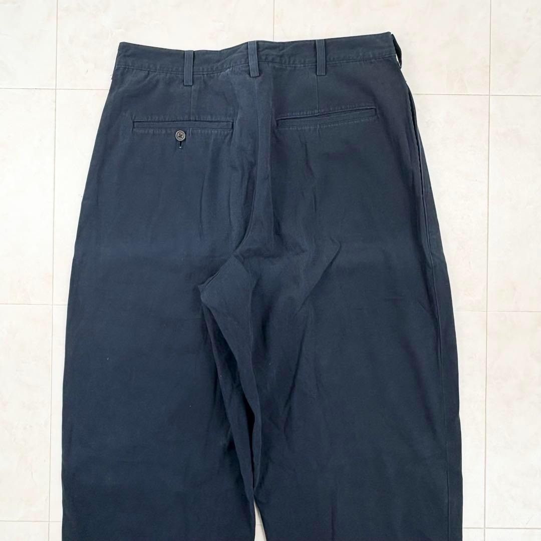 Yohji Yamamoto Yohji Yamamoto Y's for men's 90s Gabardine Slacks Navy M Size US 30 / EU 46 - 4 Thumbnail