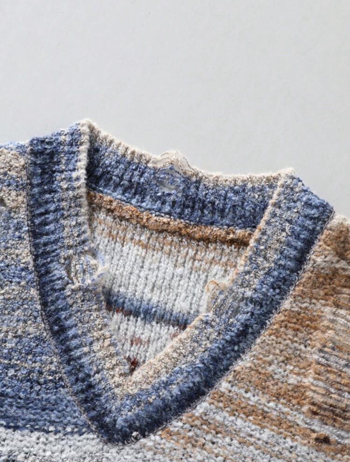 Vintage Distressed cardigan Size US M / EU 48-50 / 2 - 2 Thumbnail