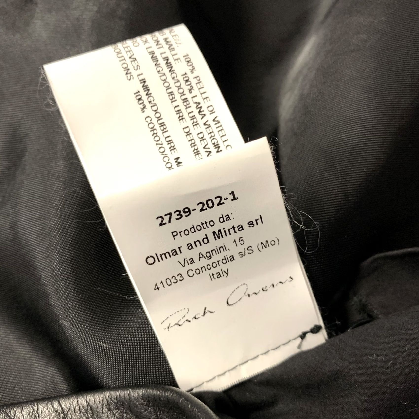 Rick Owens RICK OWENS Size 10 Black Leather Crackled Moto Racer Jacket Women Adult 10 Leather Crackled Moto Racer Jacket Size L / US 10 / IT 46 - 5 Thumbnail