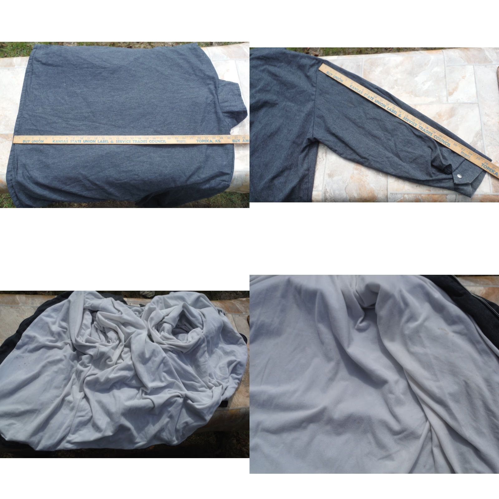 Vintage VINTAGE Men's 3XL Work Jacket Full Zip Lined Cotton USA Made Rockabilly Chest 58" Size US XXL / EU 58 / 5 - 8 Thumbnail