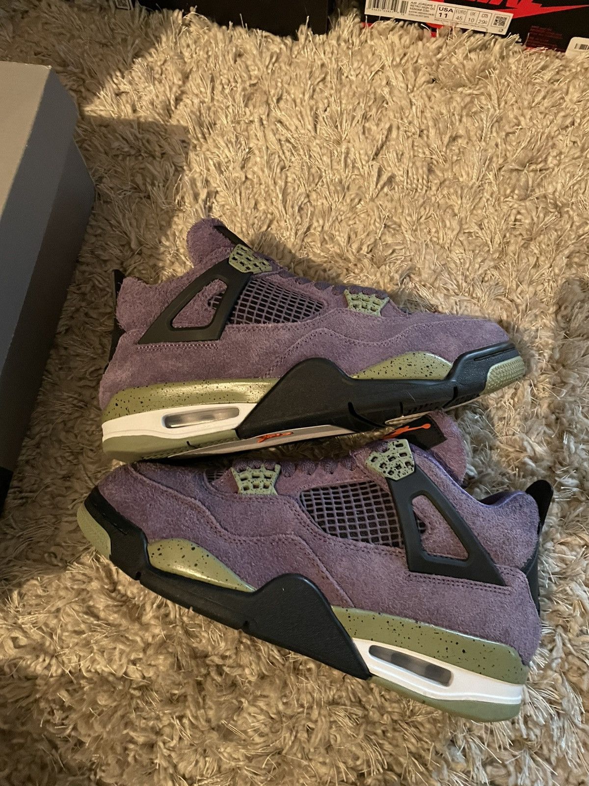 Jordan Brand Jordan 4 Canyon Purple Size US 8 / EU 41 - 2 Thumbnail