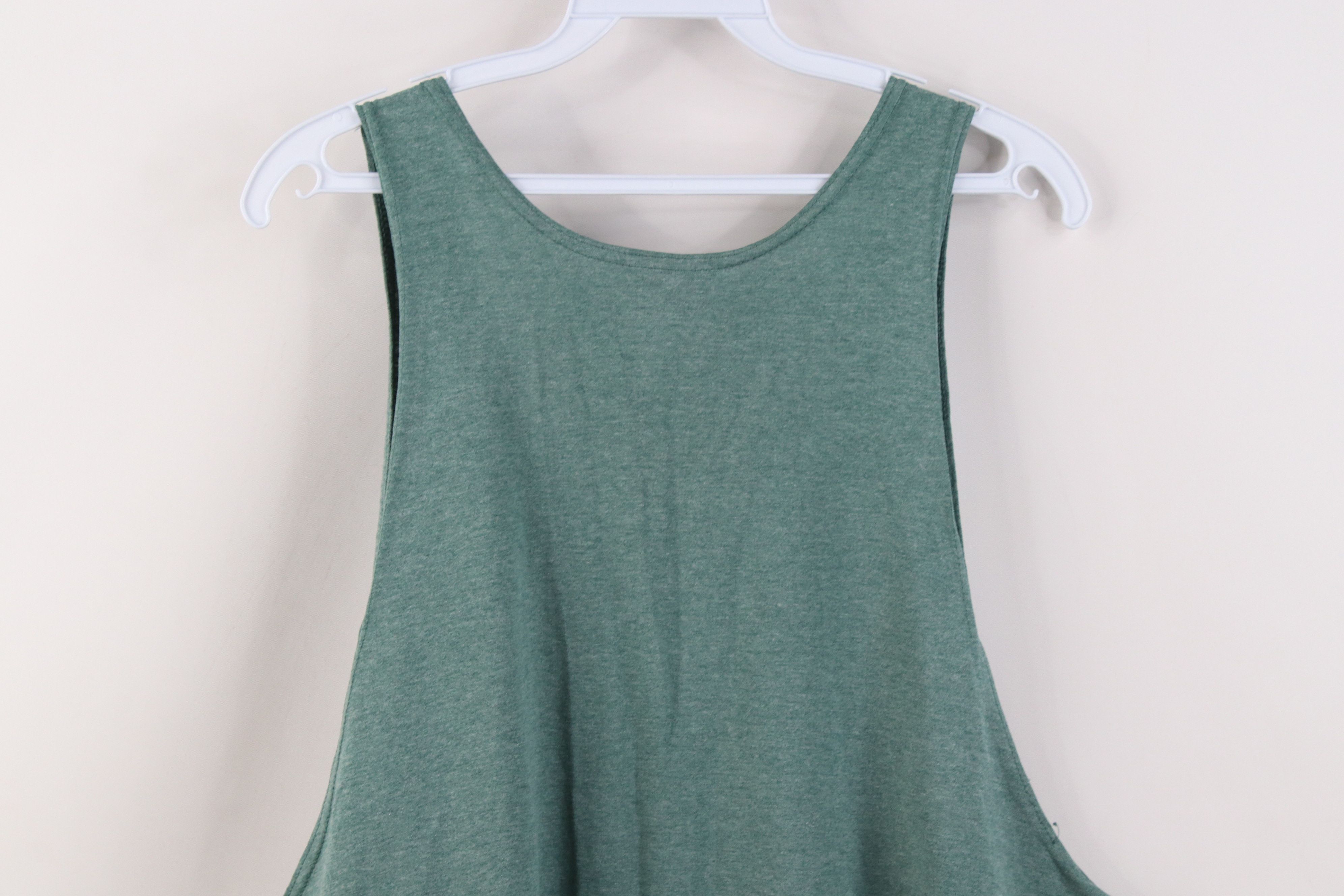 Vintage Vintage 90s Streetwear Tank Top T-Shirt Heather Green USA Size US XL / EU 56 / 4 - 12 Thumbnail
