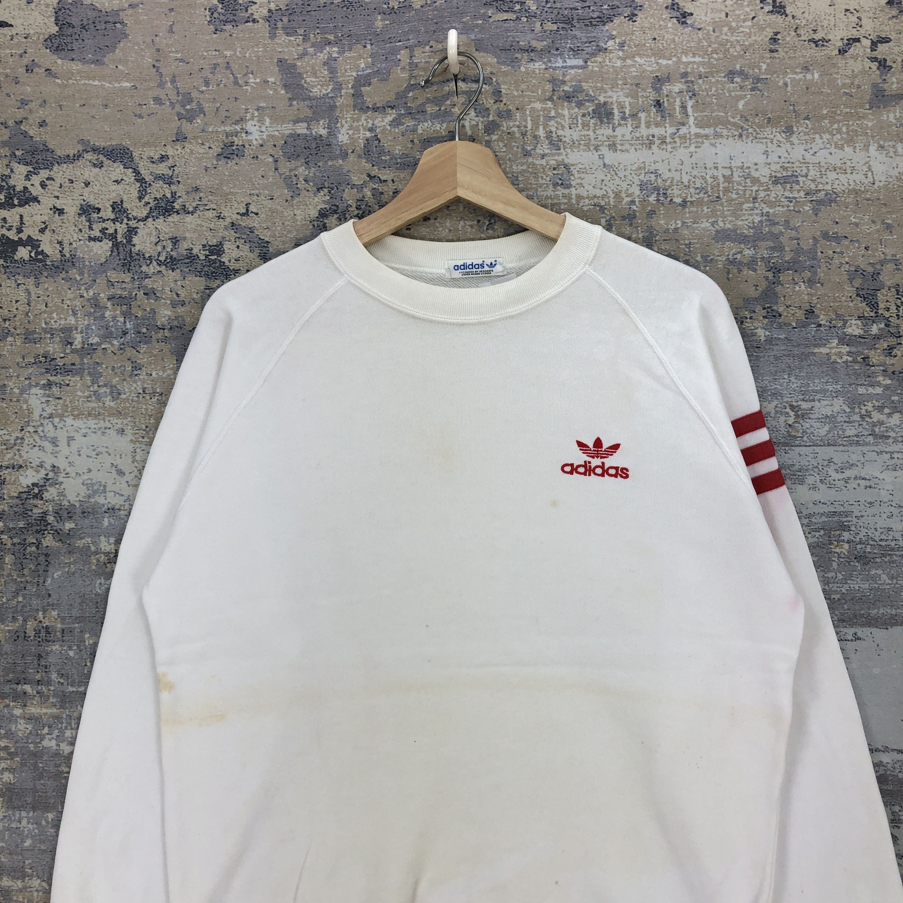 Adidas Vintage Adidas Sweater Crewneck Embroidery Logo Sweatshirt Size US L / EU 52-54 / 3 - 2 Thumbnail