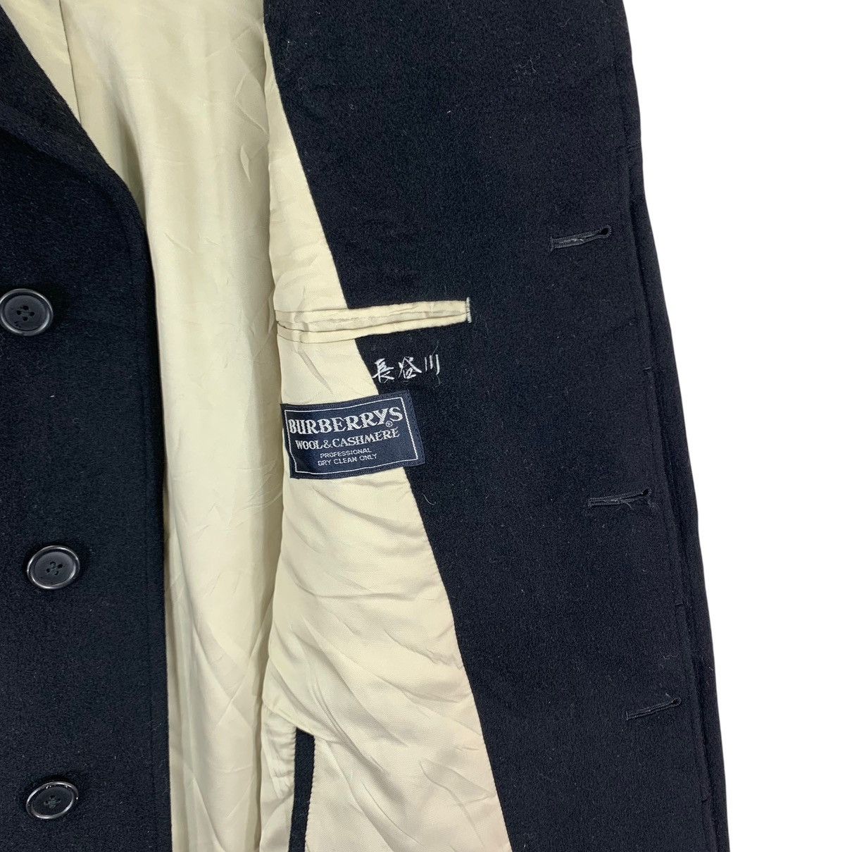 Burberry × Burberry Prorsum VINTAGE BURBERRYS OF LONDON WOOL BLACK OVERCOAT Size US M / EU 48-50 / 2 - 6 Thumbnail