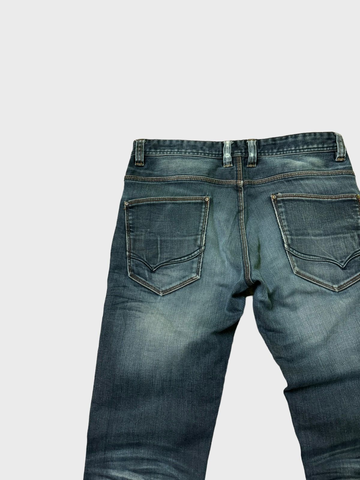5351 POUR LES HOMMES VTG Nicole Club For Men Fade Blue Stretch Denim Flare Jeans Size US 30 / EU 46 - 11 Thumbnail