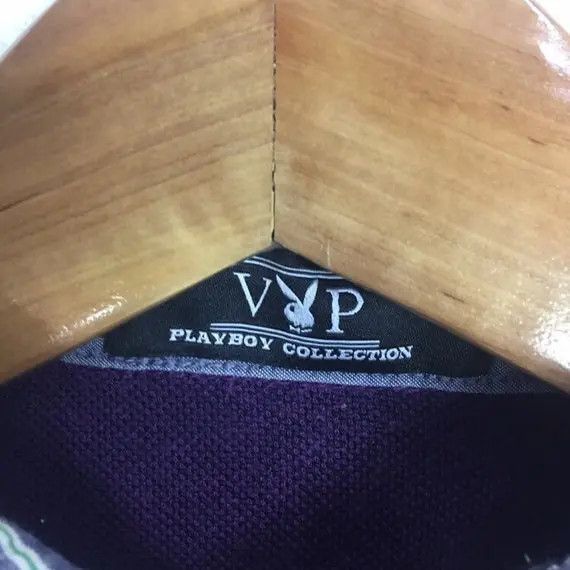 Playboy Vintage PLAYBOY COLLECTION Purple Polo Tee Shirt Magazine Size US M / EU 48-50 / 2 - 6 Thumbnail