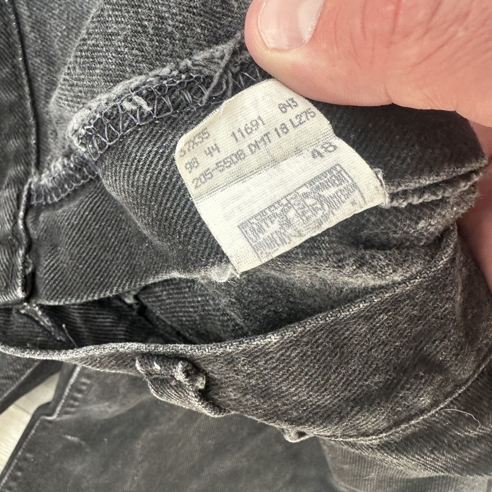 Lee Vintage Lee Union Made USA Washed Black Jeans Mens 36x34 Size US 36 / EU 52 - 9 Thumbnail