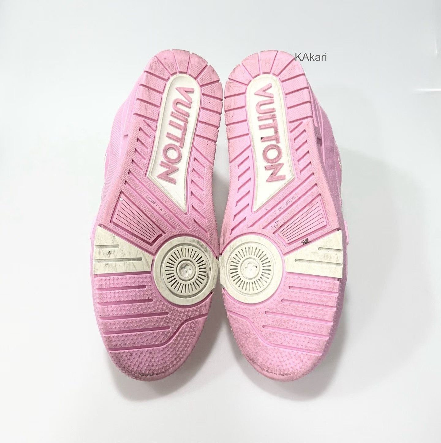 Louis Vuitton LV Trainer Pink Denim Original Box Size US 9.5 / EU 42-43 - 6 Thumbnail