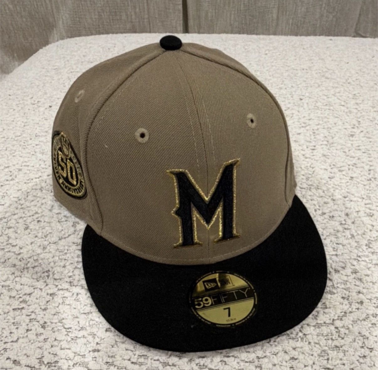 New Era Milwaukee Brewers 59FIFTY 50th Anniversary Size 7 Size ONE SIZE - 1 Thumbnail