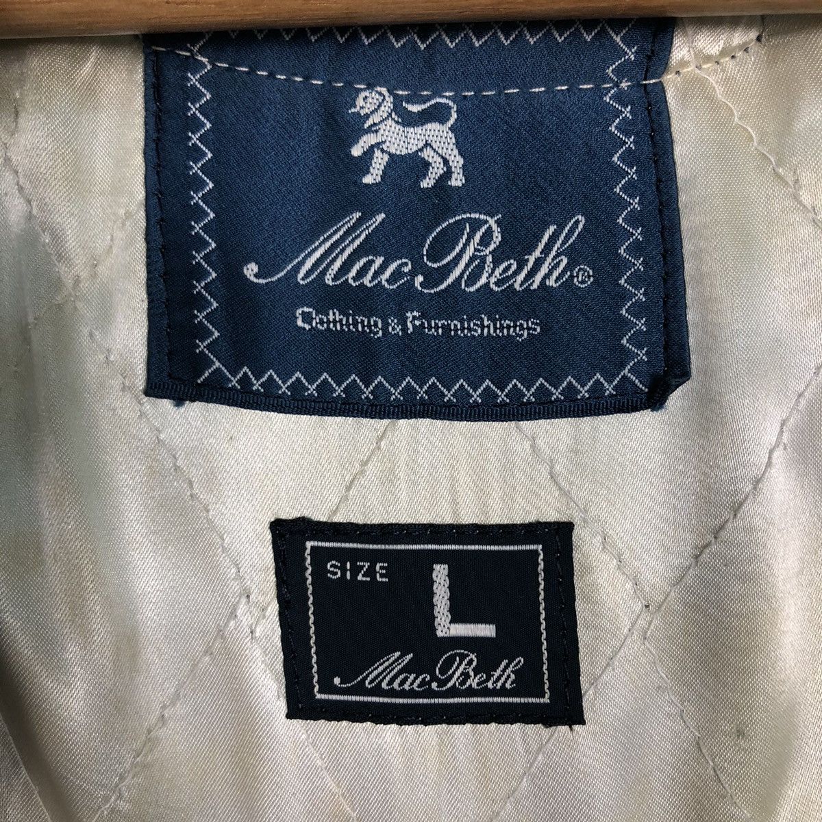 Japanese Brand 📌Vintage Wool Varsity Jacket Mac Beth Big Logo Full Patches Size US L / EU 52-54 / 3 - 18 Thumbnail