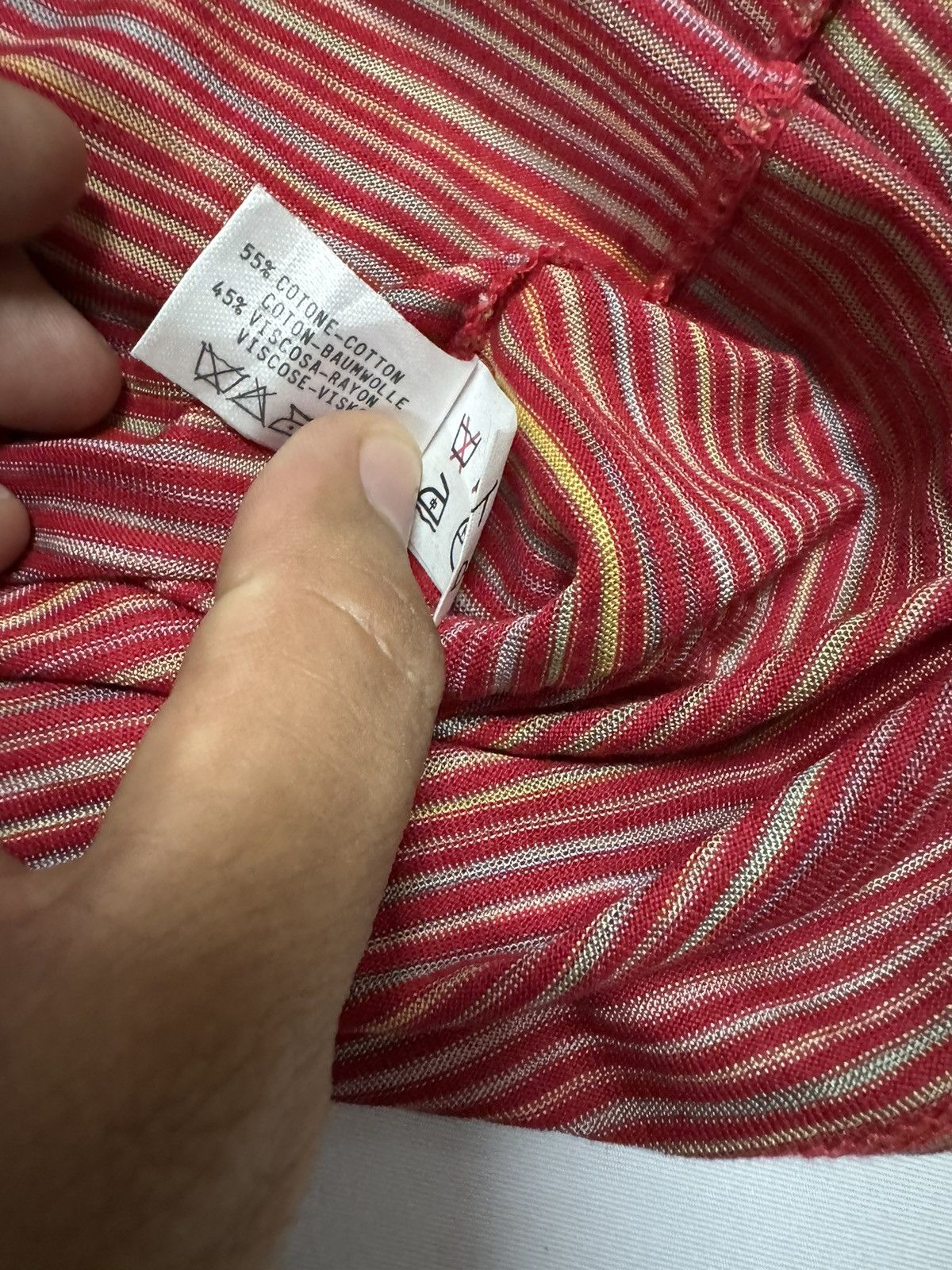 Missoni Vtg🔥Missoni Sport Multicolor Striped Tee Size US S / EU 44-46 / 1 - 14 Thumbnail