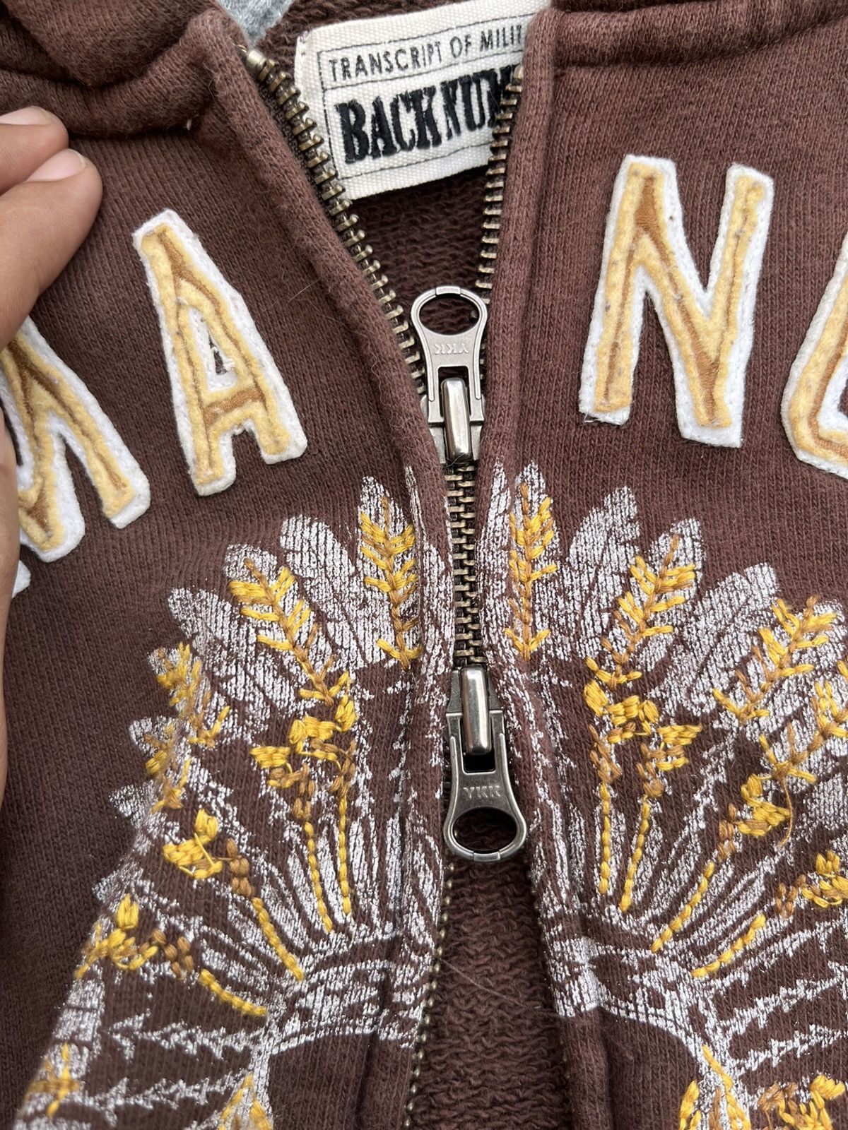 If Six Was Nine JAPANESE Y2K FUR HOODIE BACK NUMBER PUNK KMRII LGB VKEI Size US S / EU 44-46 / 1 - 2 Thumbnail