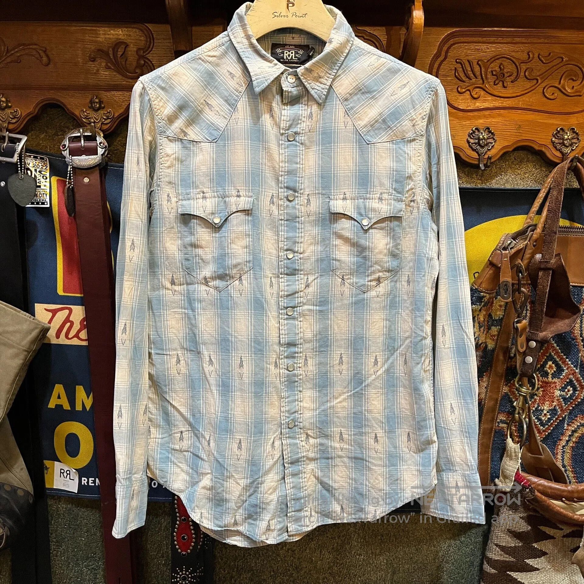 RRL Ralph Lauren RRL Vintage Embroidered Western Shirt. Size US M / EU 48-50 / 2 - 1 Thumbnail