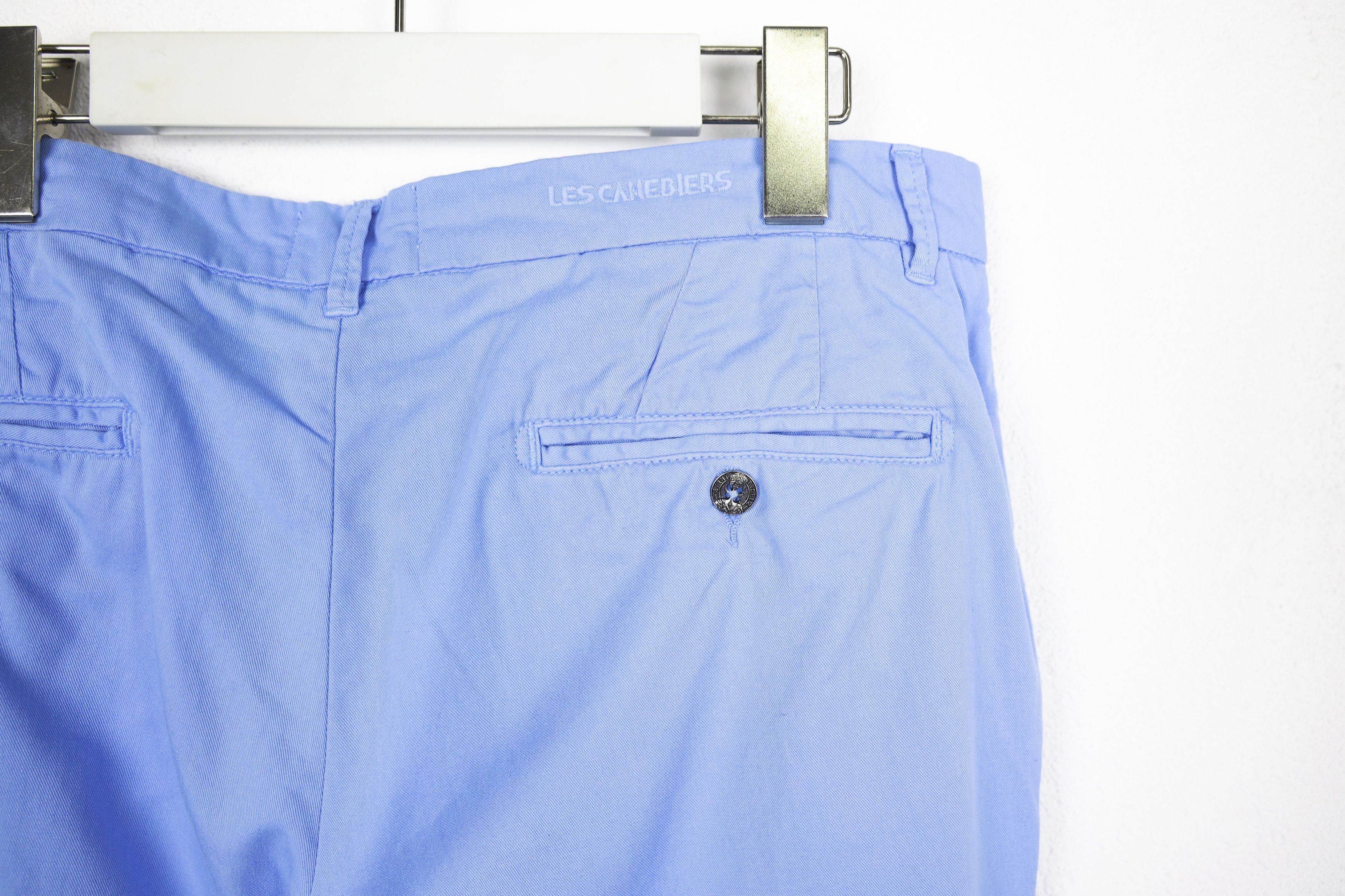 Designer × Life's a Beach × Vilebrequin Les Canebiers Blue Chino Tartane Pants Trousers Size US 31 - 11 Thumbnail
