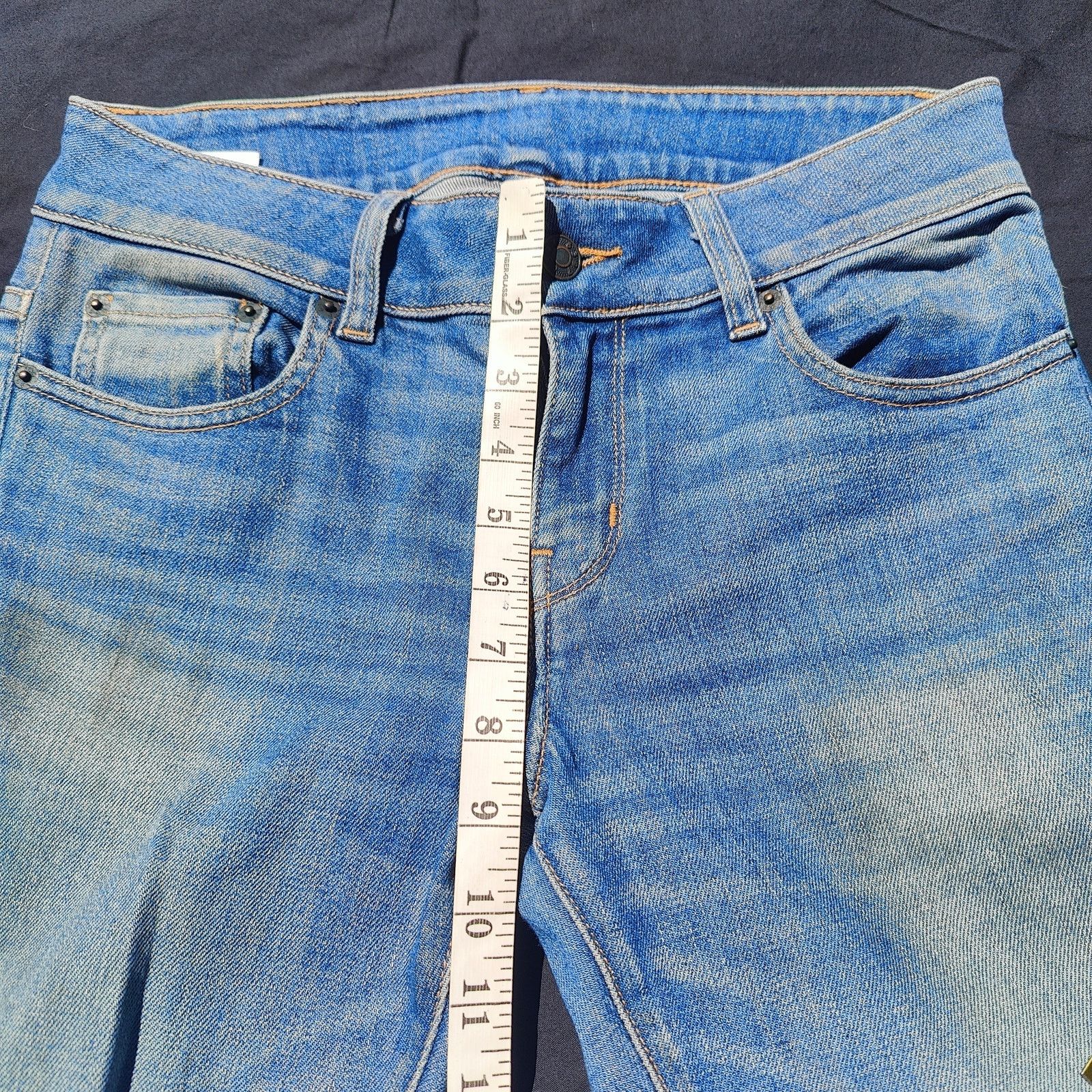 6397 6397 Mini Skinny Jeans Womens 25 Dirty Faded Light Wash Size 25" / US 0 / IT 36 - 5 Thumbnail