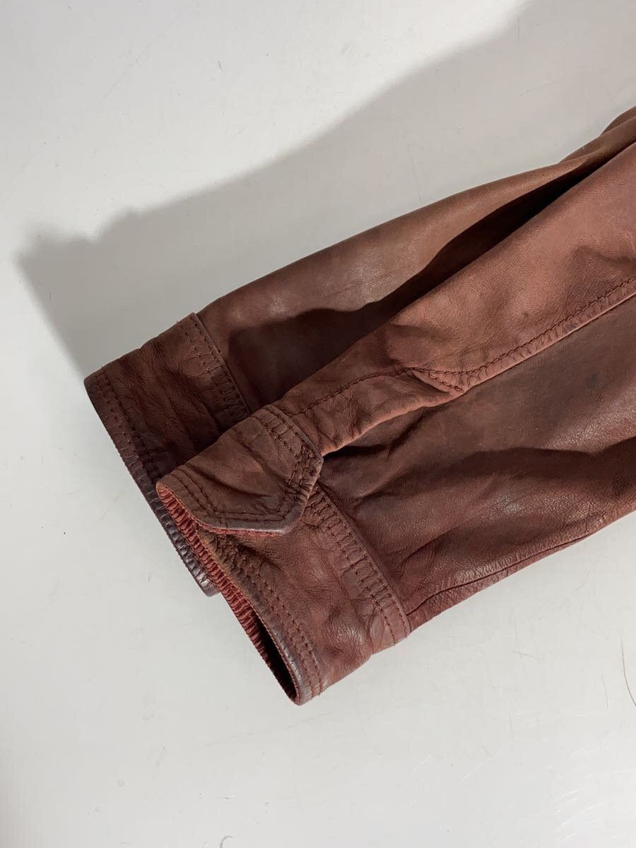 Avirex Avirex Policeman Goat Leather Jacket Bordeaux Size US L / EU 52-54 / 3 - 4 Thumbnail