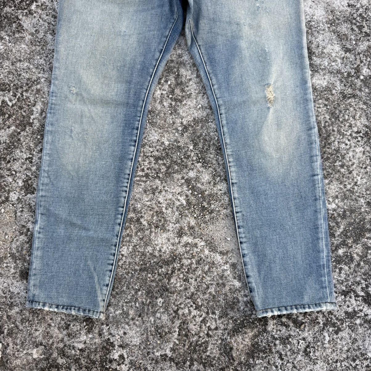 Dolce & Gabbana VINTAGE DOLCE & GABBANA FADED JEANS DENIM PANTS Size US 34 / EU 50 - 4 Thumbnail