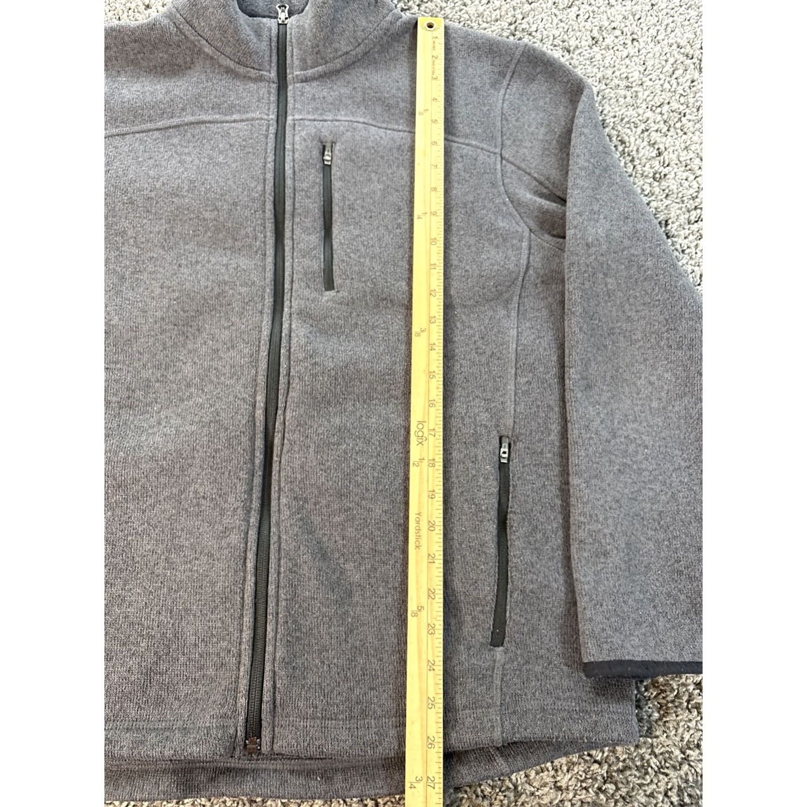 Vintage LL Bean Jacket Mens Large Gray Better Sweater Fleece Outdoor ZIp Windbreaker Polyester L L Bean 291673 Size US L / EU 52-54 / 3 - 2 Thumbnail