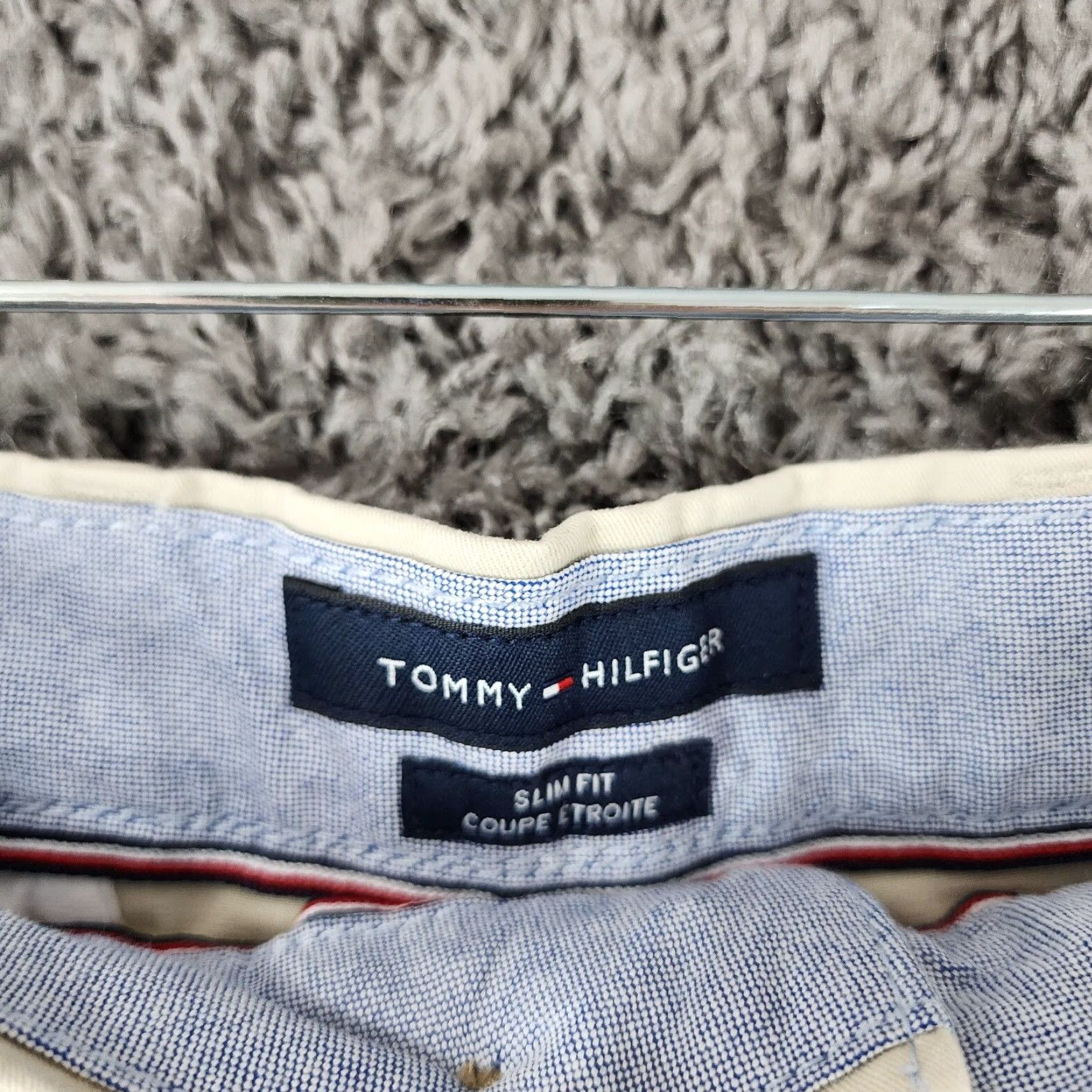 Tommy Hilfiger Tommy Hilfiger Pants Mens Beige Slim Fit Straight Leg Size 38x31 Chino Slimming 38 31 Beige Mens Size US 38 / EU 54 - 3 Thumbnail