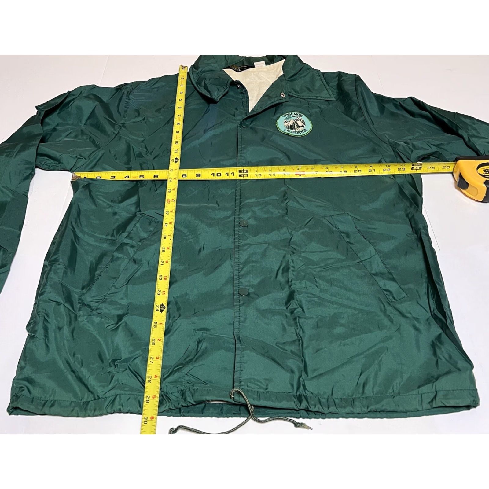 JCPenney VINTAGE JC Penney Windbreaker Jacket Mens L Green Yosemite Stained Logo Casual Size US L / EU 52-54 / 3 - 4 Thumbnail
