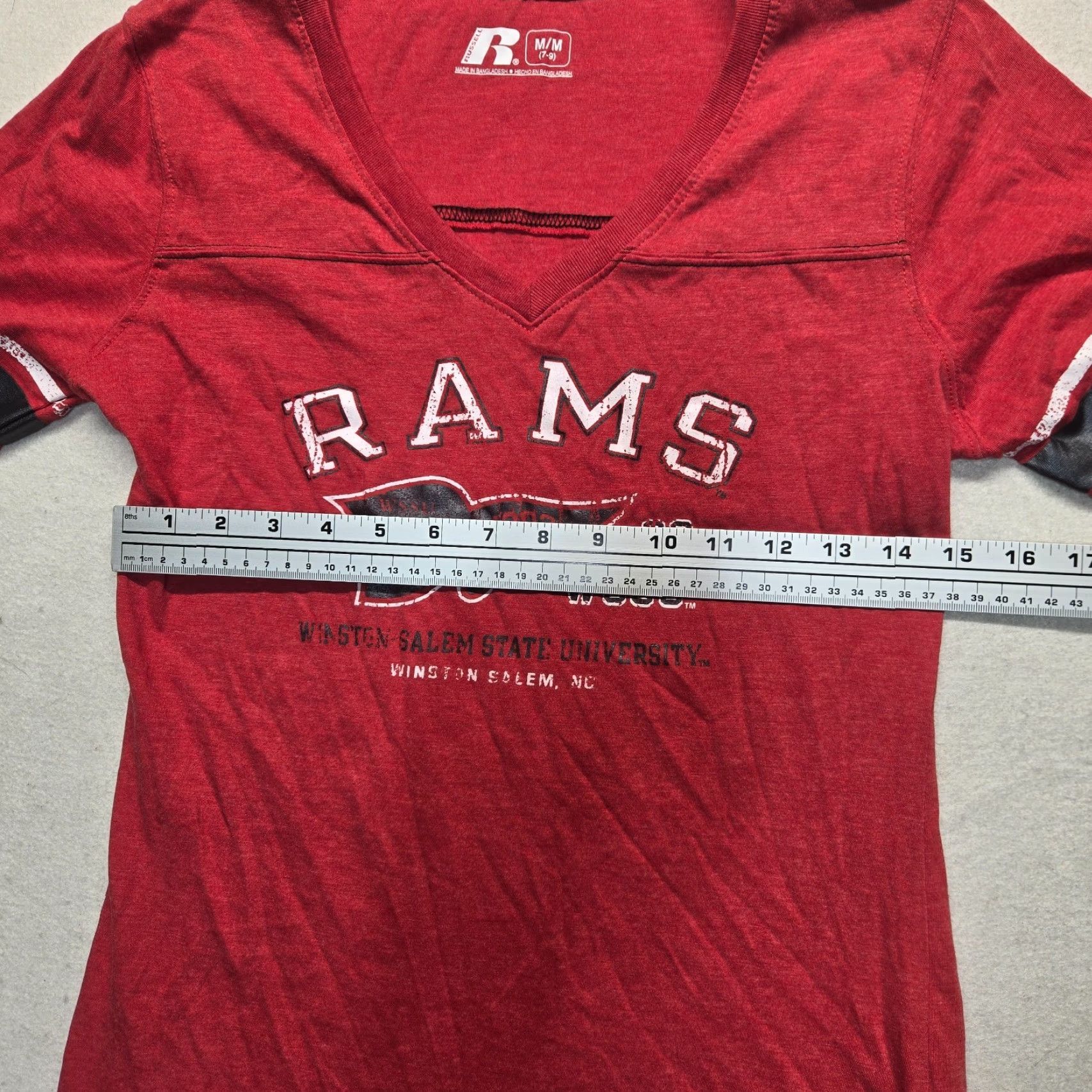 Vintage Winston-Salem State University Tee T-Shirt Logo Red Adult Women's Size M Medium Size M / US 6-8 / IT 42-44 - 4 Thumbnail