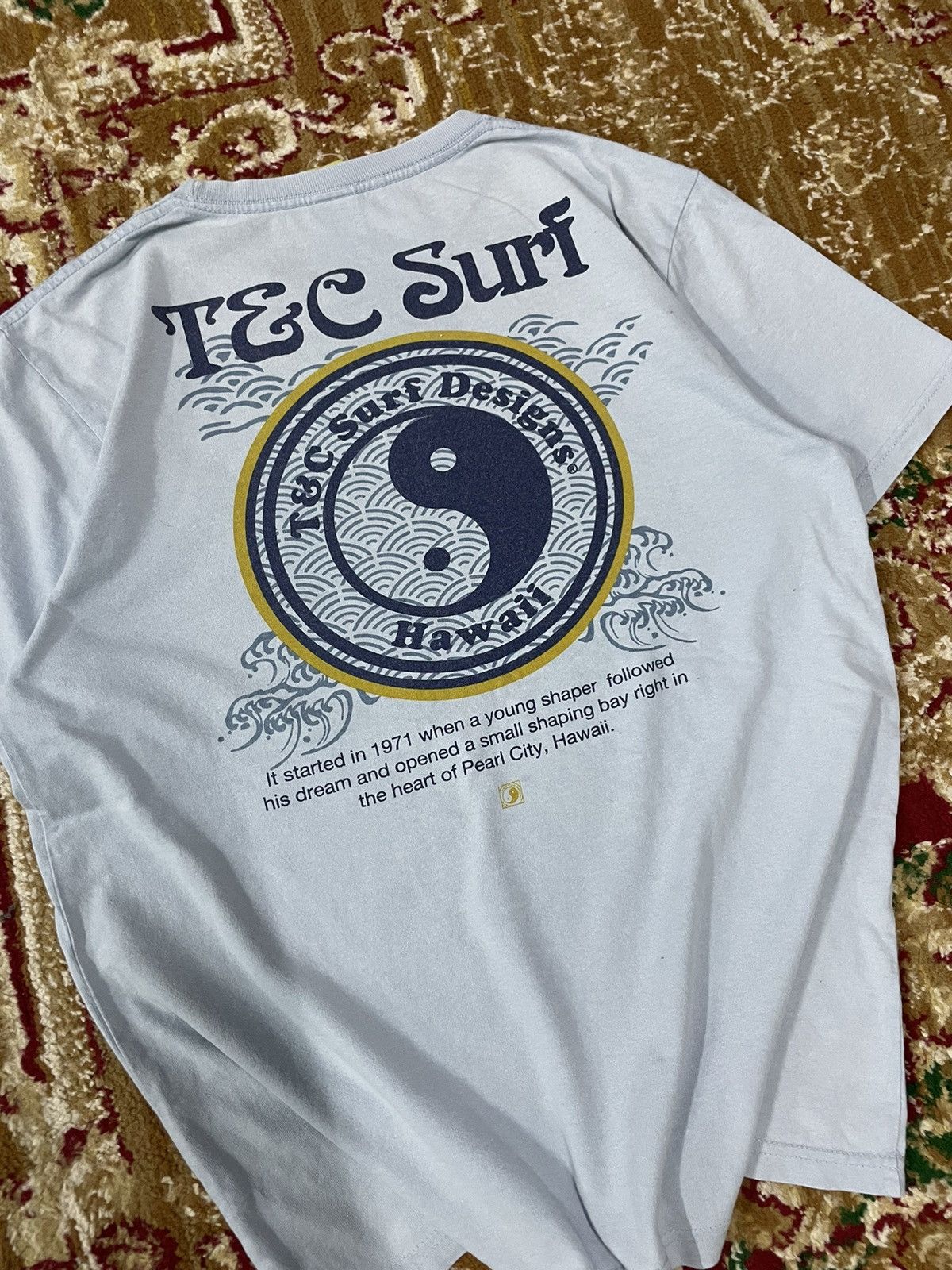 Japanese Brand vintage T&C Surf Designs Hawaii Pearl City Size US L / EU 52-54 / 3 - 10 Thumbnail
