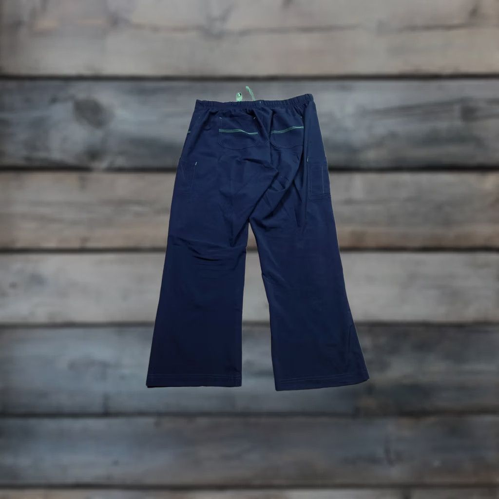 Carhartt Carhartt Cargo Pants Mens 42x30 Blue Workwear Elastic Waist Pockets Trousers Regular XL Size US 36 / EU 52 - 1 Thumbnail