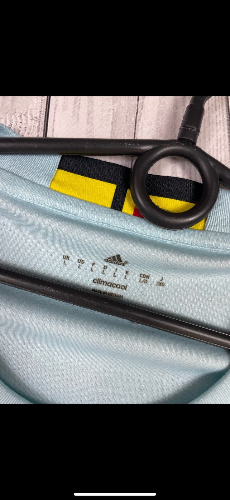 Adidas Vintage adidas Belgium soccer jersey blue away size L Size US L / EU 52-54 / 3 - 8 Thumbnail