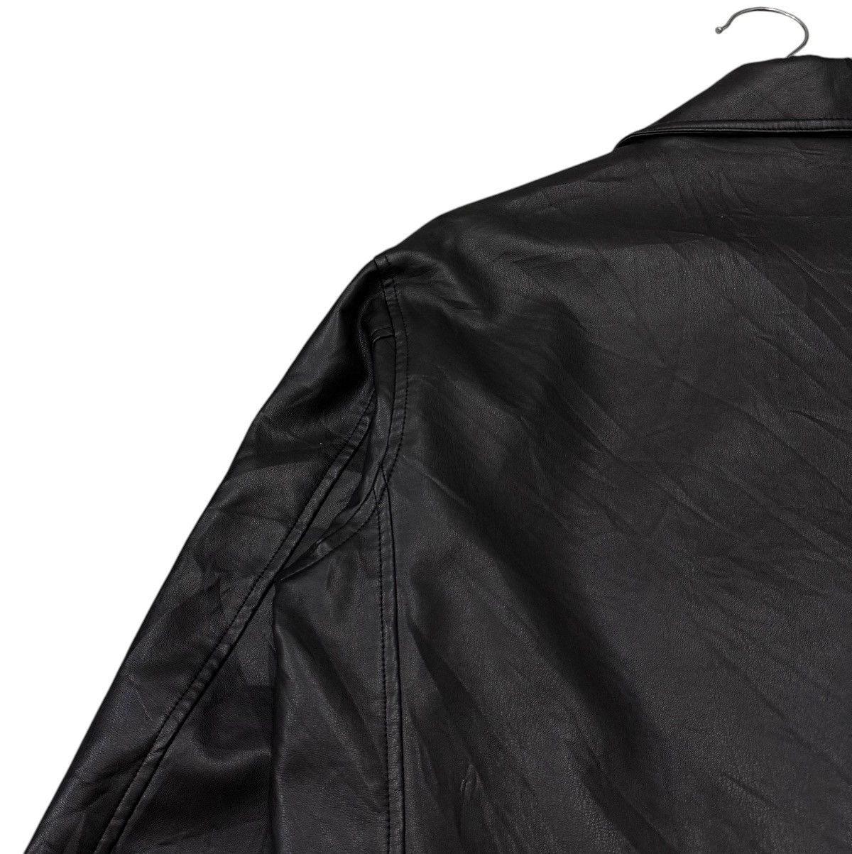Undercover Vintage Undercover X GU Double Collar Faux Leather Jacket Size US M / EU 48-50 / 2 - 15 Thumbnail