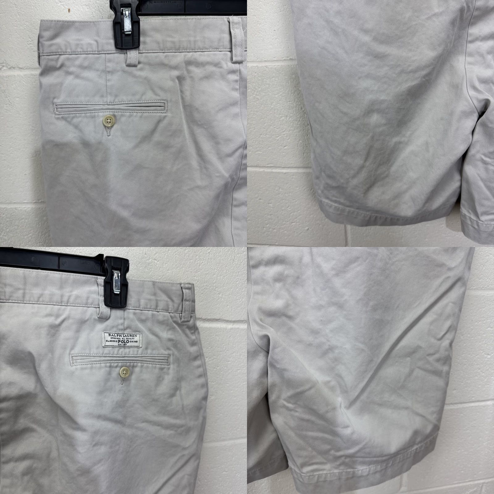 Polo Ralph Lauren VINTAGE Polo Ralph Lauren Shorts Mens 38 Chino Cotton Beige Casual Summer Spring Fall Men Size US M / EU 48-50 / 2 - 8 Thumbnail