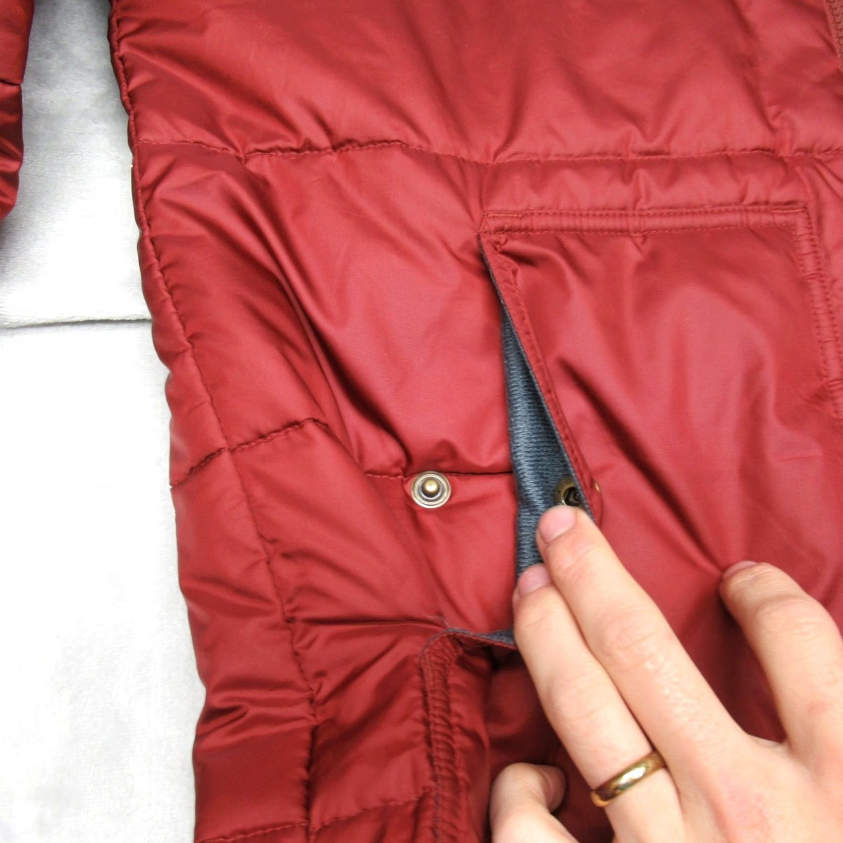 Vintage Columbia Jacket Mens S Red TurboDown Omni Heat Insulated Light Pack Puffer Size US S / EU 44-46 / 1 - 6 Thumbnail