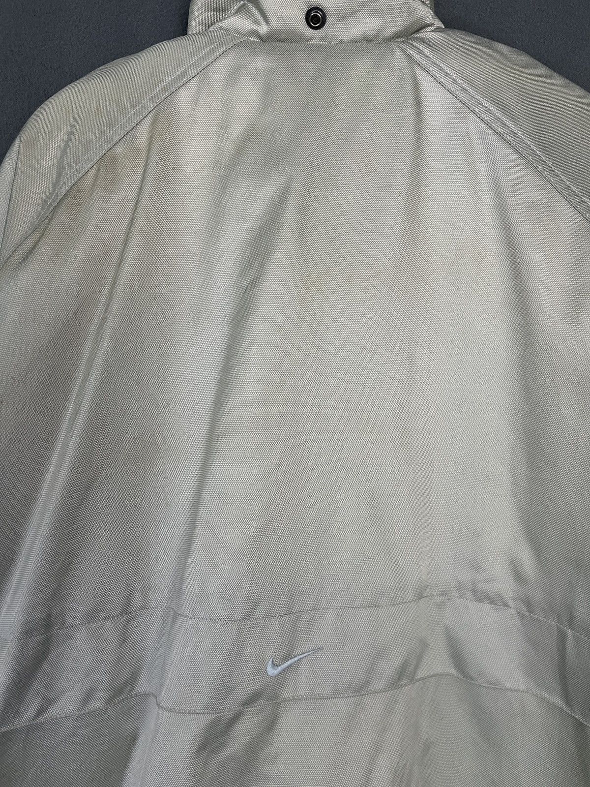 Nike × Vintage Vintage 90s Silver Nike Jacket Size US M / EU 48-50 / 2 - 7 Thumbnail