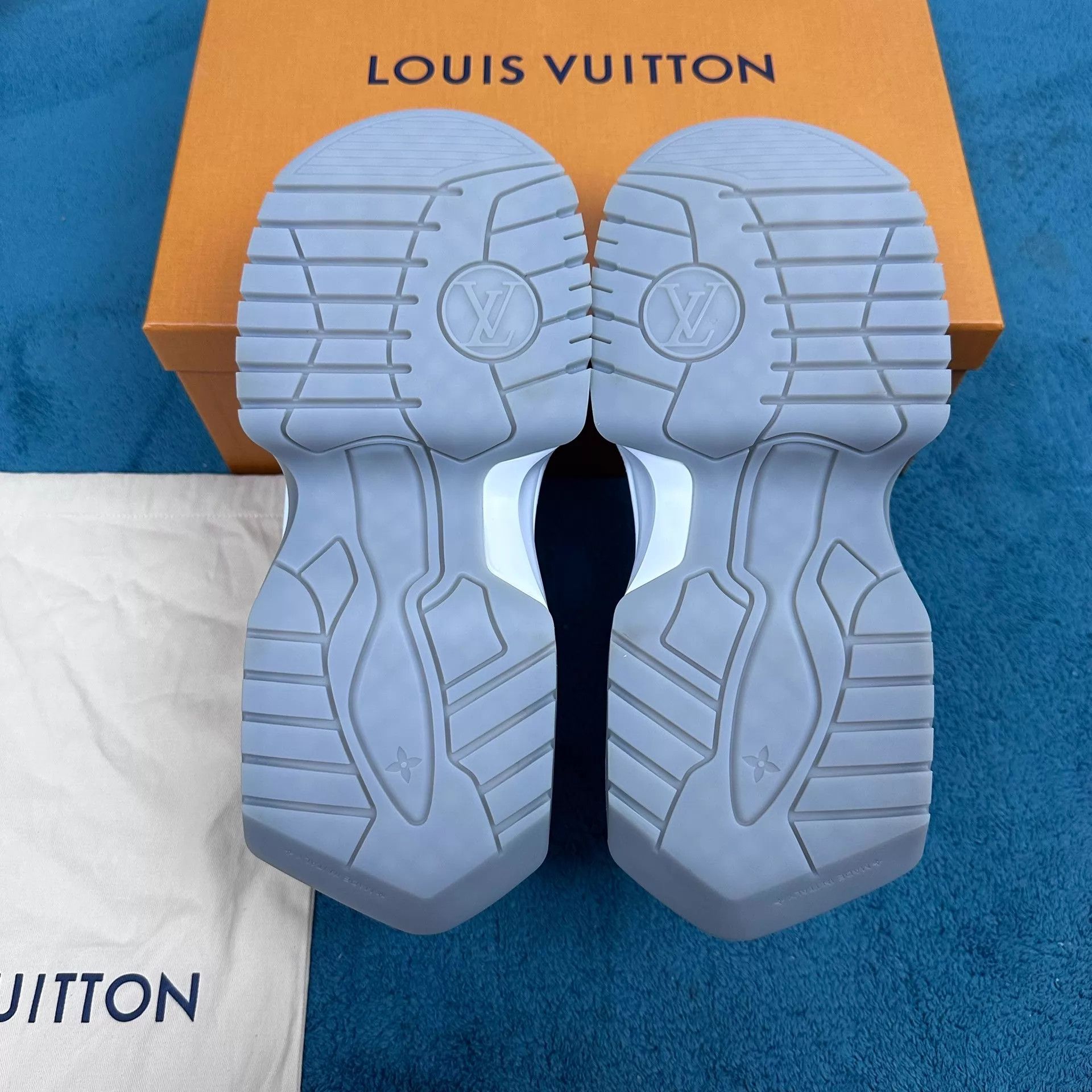 Louis Vuitton LV 2.0 White Brown Dad Shoe Size US 7.5 / IT 37.5 - 5 Thumbnail