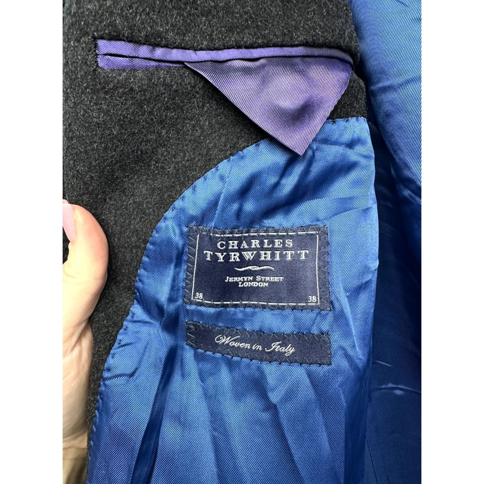 Charles Tyrwhitt Charles Tyrwhitt Mens Wool Coat Jacket M Overcoat Gray Wool Coat Mens - 100% Wool - Long Jacket Closure Button Regular Size XS-? Size US M / EU 48-50 / 2 - 3 Thumbnail