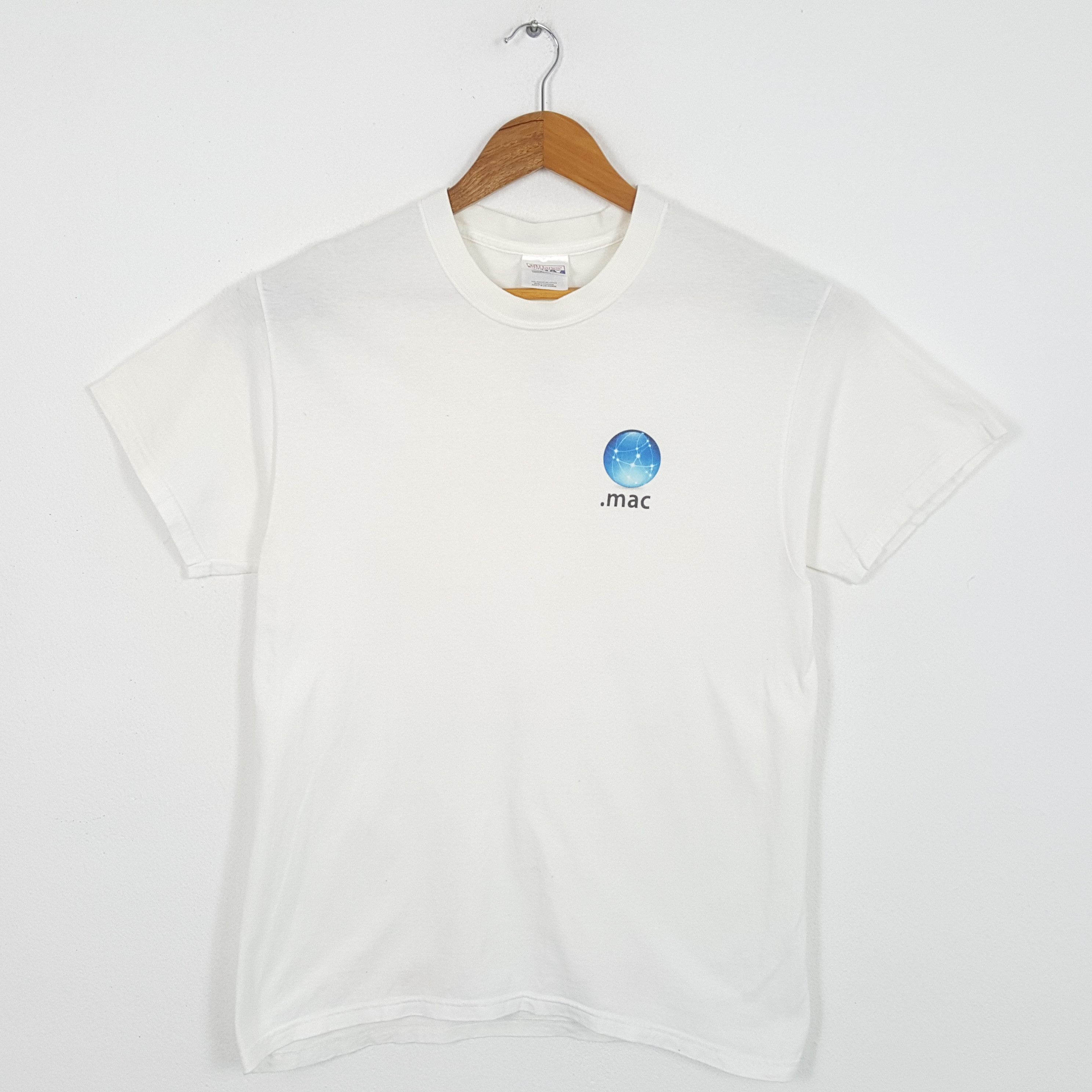 image of Apple Technology Company Mac Promo T-Shirts in White, Men's (Size Medium)