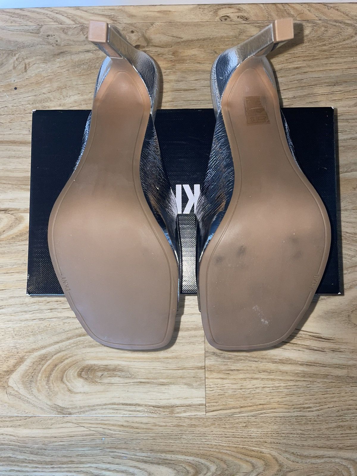 DKNY DKNY Silver Mules/High Sandal Size US 11 / IT 41 - 6 Thumbnail