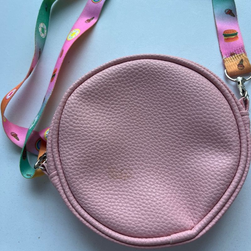 Designer Circular Crossbody Bag with Pop-it Sensory Design 8 Inch Size ONE SIZE - 2 Thumbnail