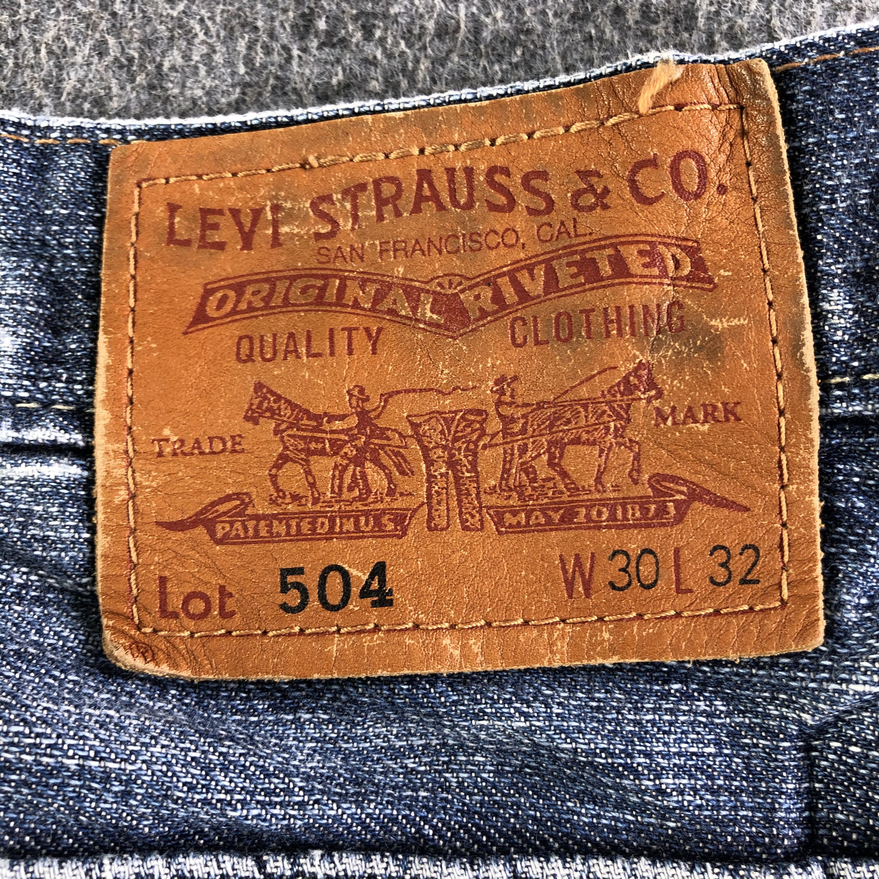 Levi's Vintage Levis 504 Jeans-J3832 Size US 31 - 5 Thumbnail