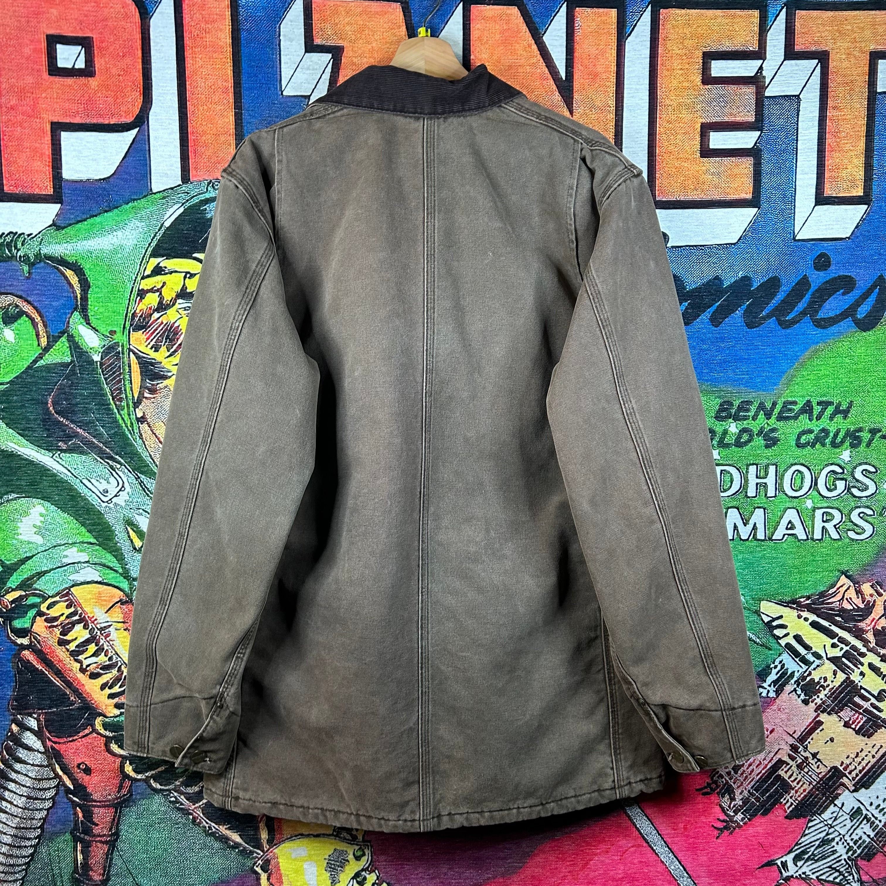 Carhartt × Vintage Mocha Carhartt Chore Coat Size Medium Size US M / EU 48-50 / 2 - 2 Thumbnail