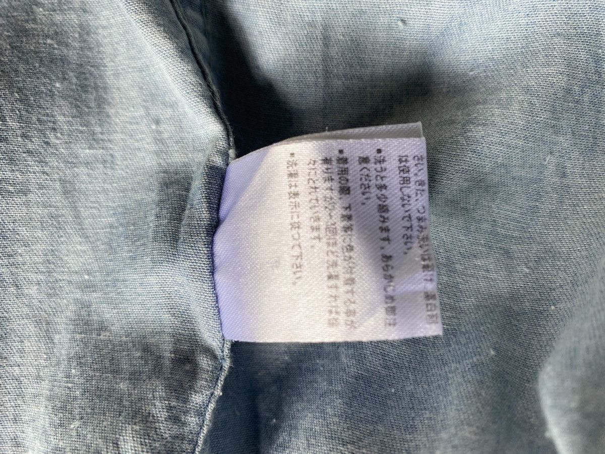 Designer GHOST OF HARLEM Light Blue Script Denim Shirt Size US L / EU 52-54 / 3 - 9 Thumbnail