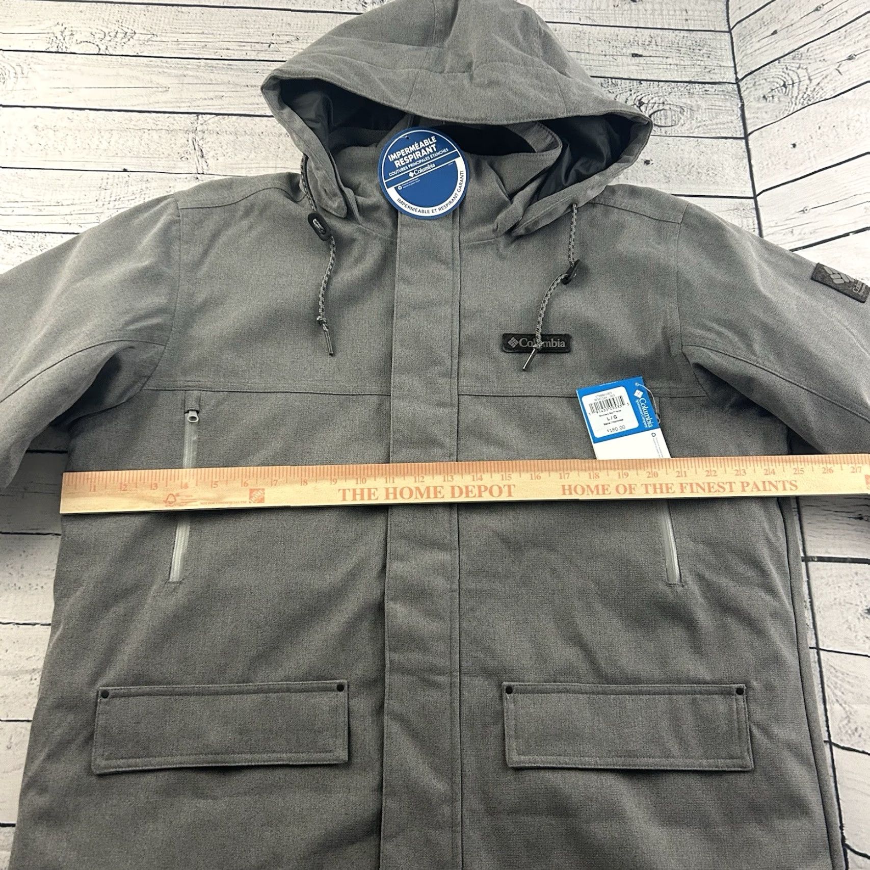 Vintage VINTAGE Columbia Parka Shirt Mens L Gray 180 Smooth/Cozy? Size US L / EU 52-54 / 3 - 3 Thumbnail