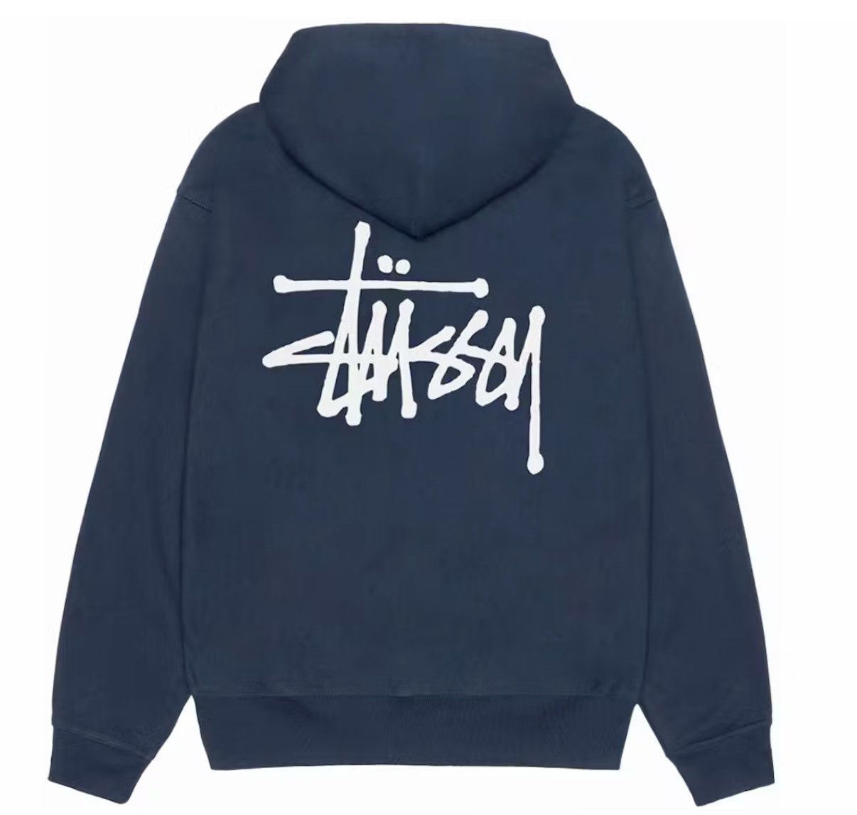 Stussy Stussy Zip Up Hoodie Navy Size US M / EU 48-50 / 2 - 1 Thumbnail