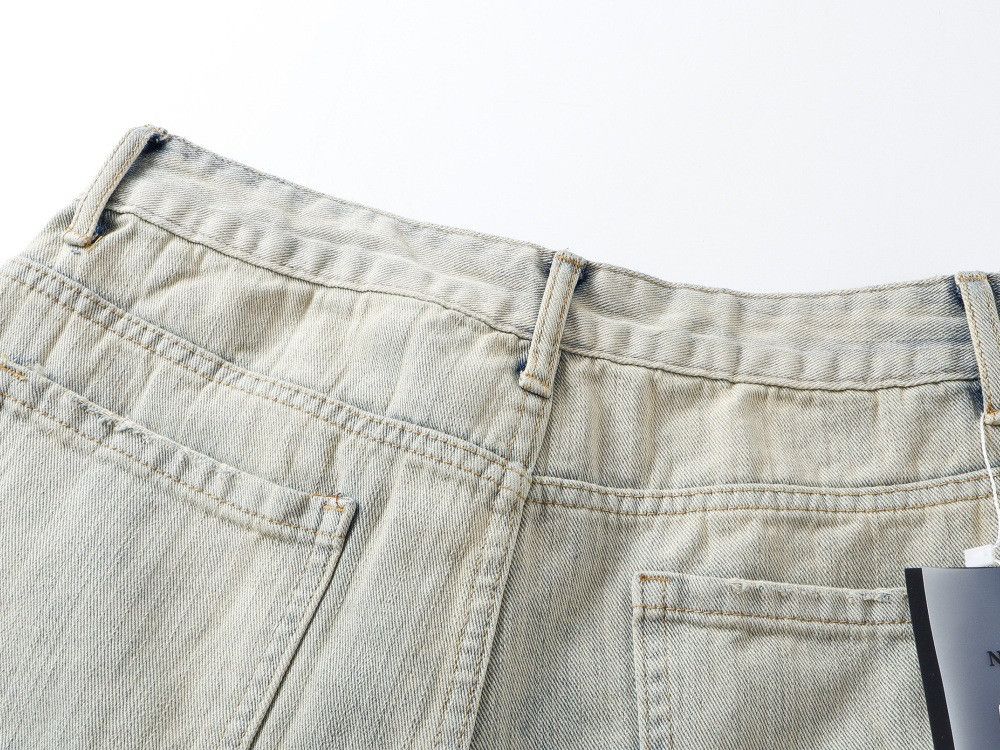 Vintage Men's retro punk gradient washed distressed scimitar jeans Size US 32 / EU 48 - 6 Thumbnail