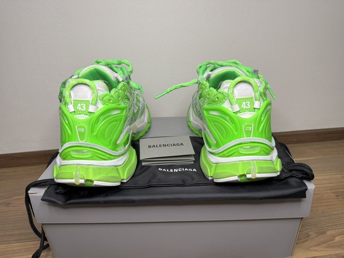 Balenciaga Balenciaga Runner Fluo Green Size US 10 / EU 43 - 5 Thumbnail