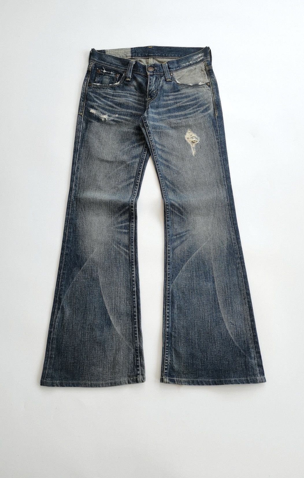 Levi's Vintage Levis Bootcut Distressed Jeans Size 28" / US 6 / IT 42 - 1 Thumbnail